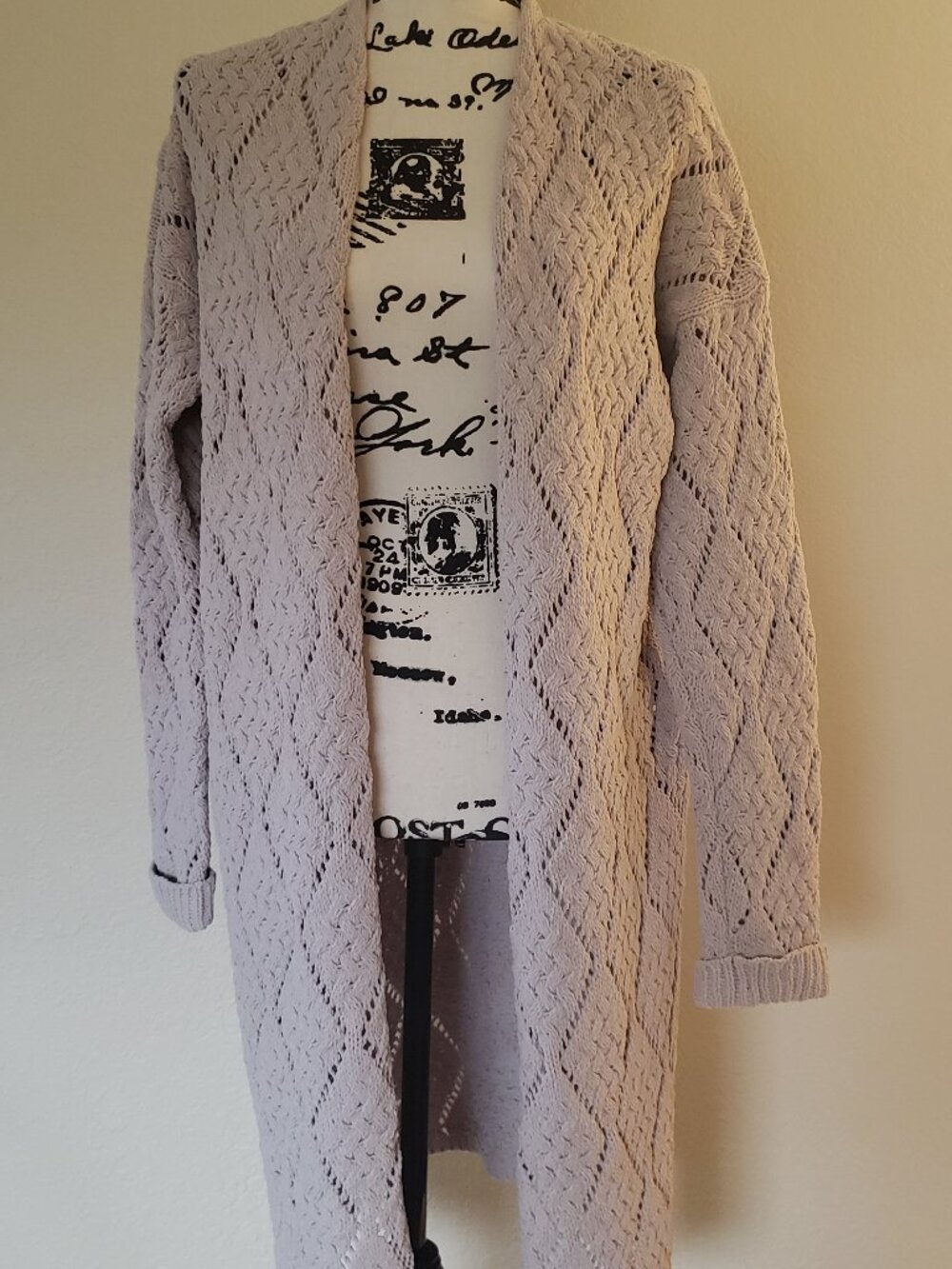 Moon and Madison Knee Length Cardigan